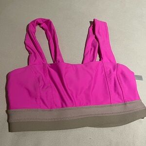 Free people movement hot pink sports bra / bikini top. Lightly worn